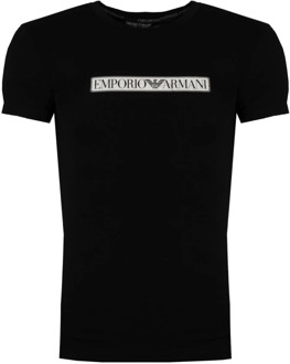 Emporio Armani T-Shirts Emporio Armani , Black , Heren - Xl,L,M
