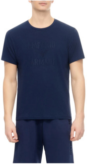 Emporio Armani T-Shirts Emporio Armani , Blue , Heren - 2Xl,Xl,L,M,S