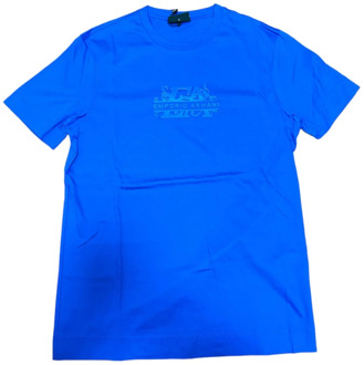 Emporio Armani T-Shirts Emporio Armani , Blue , Heren - S