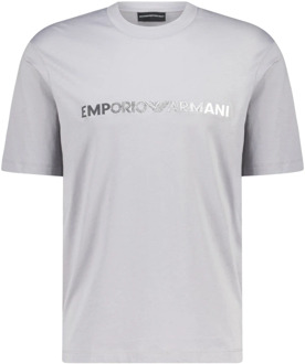 Emporio Armani T-Shirts Emporio Armani , Gray , Heren - 2Xl,Xl,L,M,S