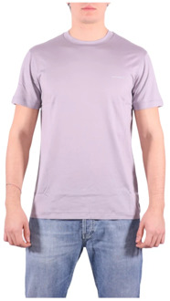 Emporio Armani T-Shirts Emporio Armani , Purple , Heren - Xl,L,M,S,Xs
