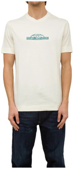 Emporio Armani T-Shirts Emporio Armani , White , Heren - 2Xl,Xl,L,3Xl