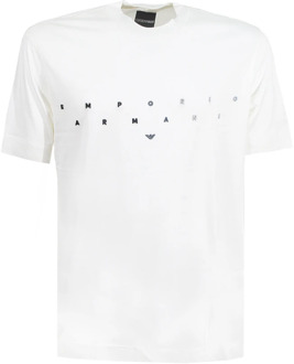 Emporio Armani T-Shirts Emporio Armani , White , Heren - 2Xl,Xl,L,M,S