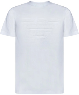 Emporio Armani T-Shirts Emporio Armani , White , Heren - 2Xl,Xl,L,M,S
