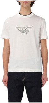 Emporio Armani T-Shirts Emporio Armani , White , Heren - Xl,L,M,S,Xs