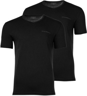 Emporio Armani V-Neck Shirt Heren (2-pack) - L
