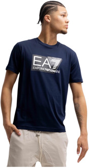 Emporio Armani Visibility T-shirt Heren Donkerblauw Emporio Armani , Blue , Heren - 2Xl,Xl,L,M,S,Xs