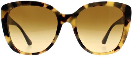 Emporio Armani Vlinder Dames Glimmend Geel Havana Lichtbruin Kleurverloop EA4214U