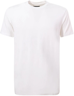 Emporio Armani Witte Crew-neck T-shirt - Regular Fit Emporio Armani , White , Heren - 2Xl,Xl,L,M,S