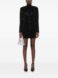 Emporio Armani Wollen Blend Eengerecht Jasje - maat EU 42 / UK 14 Zwart