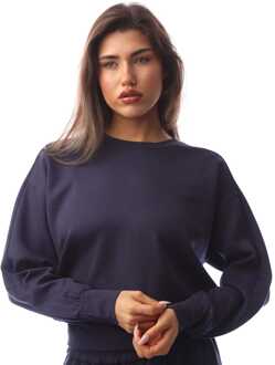 Emporio Armani Women's Emporio Armani Sweatshirt in Blue Blauw