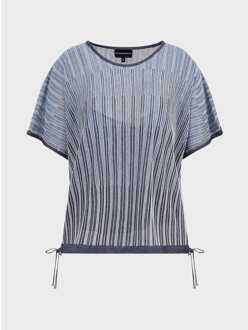 Emporio Armani Women's Emporio Armani T- Shirt in Blue Blauw - M