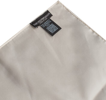 Emporio Armani Zijden pochet 340033 heren Beige - One Size