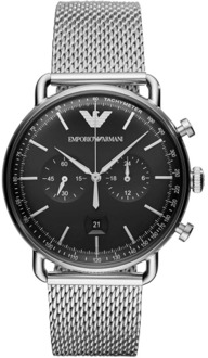 Emporio Armani Zilverkleurig Mannen Horloge AR11104