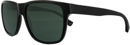 Emporio Armani Zonnebril 4035 501771 Zwart Grijs Groen - One Size