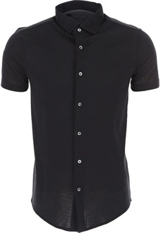 Emporio Armani Zwarte Noos Heren T-Shirt Polo - Stijlvol en Comfortabel Emporio Armani , Black , Heren - 2Xl,L,M,S,3Xl