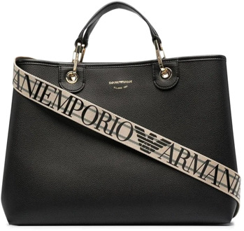 Emporio Armani Zwarte Tassen voor Stijlvolle Look Emporio Armani , Black , Dames - ONE Size