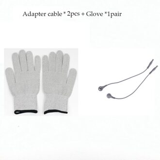 Ems Magische Handschoen Met 1.5M Knop Kabel Elektriciteit Geleidende Gezicht Body Magic Therapeutische Apparatuur Schoonheid Handschoenen Goud