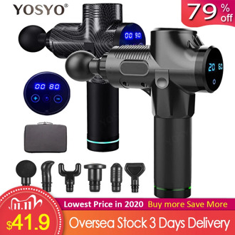 EMS Massage Gun Rechargeable Muscle Stimulator Deep Tissue Professional Massager Gun Body Relaxation Slimming Pain Relief