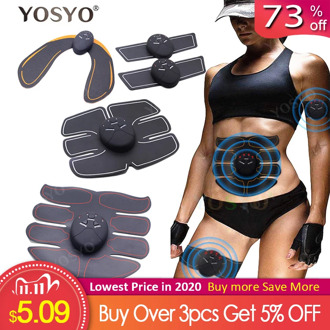 EMS Muscle Stimulator Trainer Smart Fitness Abdominal Training Electric Body Weight Loss Slimming Device WITHOUT RETAIL BOX