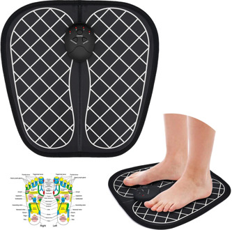 EMS Physiotherapy Foot Massage Mat Electric Vibration Acupoints Massager Relieve Foot Massage Simulator Feet Muscle Stimulator