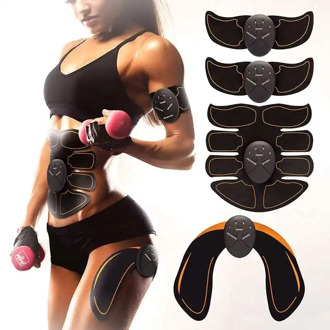 EMS Wireless Muscle Electronics Stimulator Adominal Toning Belt Muscle Toner Body Muscle Fitness Trainer Slimming stickers