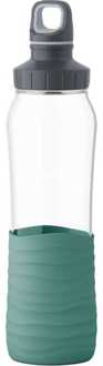 Emsa Drink2Go drinkfles - glas - 0.7 L - groen