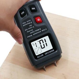 EMT01 Twee Pins Digital Hout Vochtmeter 0-99.9% Hout Vochtigheid Tester Met LCD