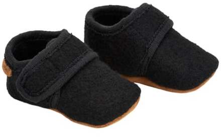 EN FANT Baby Wool Pantoffels Black Zwart - 17/18