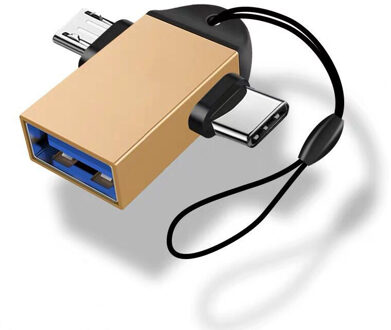 En Geschikt Voor Android Type-C 2-In-1 Otg Draagbare Adapter Super Speed Usb 3.1 5Gbps Data Transfer Rate Adapter