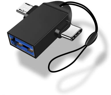 En Geschikt Voor Android Type-C 2-In-1 Otg Draagbare Adapter Super Speed Usb 3.1 5Gbps Data Transfer Rate Adapter