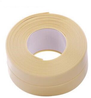 En Meeldauw Tape Keuken Naad Seals Waterdichte Strips Badkamer Wc Kloof Muurstickers grijs 3.2mx2.2cm