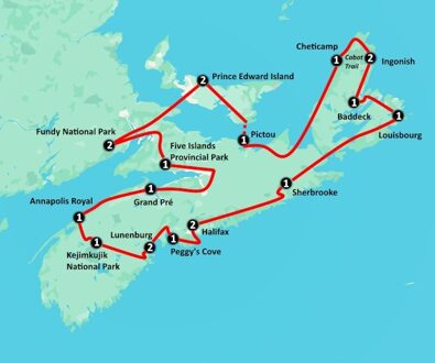 En Route in the Maritimes (22 dagen)