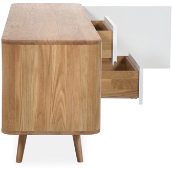 Ena sideboard houten dressoir naturel - 180 cm Bruin
