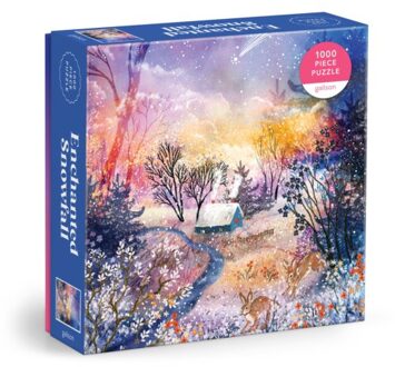 Enchanted Snowfall 1000 Piece Foil Puzzle - Galison