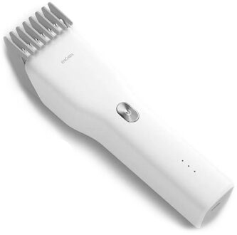 ENCHEN Boost USB Elektrische Tondeuse Trimmer Twee Speed Keramische Cutter Haar Snelle Opladen Tondeuse Kinderen wit