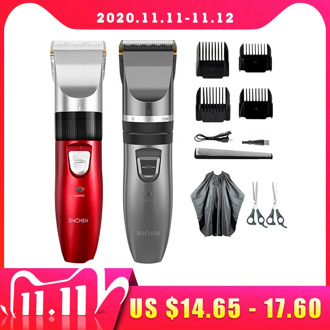 Enchen Electric Hair Trimmer Men USB Rechargeable Clipper Adult Ceramic Cutting Head Hair Cutter Length Adjusted
