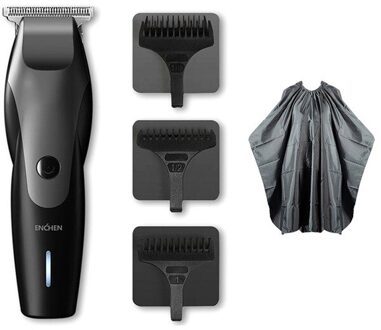 Enchen Elektrische Tondeuse Professionele Hummingbird Usb Oplaadbare Draadloze Low Noise Tondeuse Met 3 Kammen reeks 02