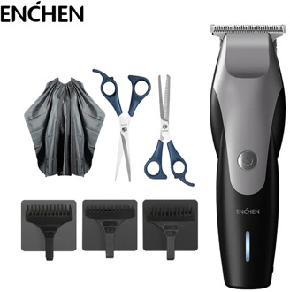 ENCHEN Hummingbird USB Electric Hair Clippers Men Rechargeable Cordless Close Cutting T-blade Hair Trimmer With 3 Combs