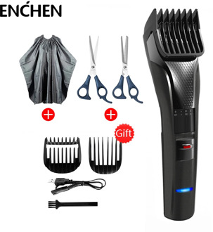 ENCHEN Sharp3S Electric Hair Clippers Barber Profesional Cordless Trimmer For Men Rechargeable Haircut Machine Add 2 Limit Combs