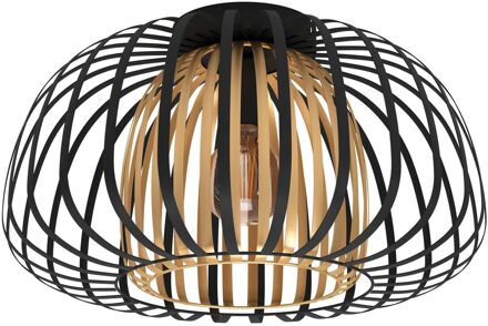 Encinitos Plafondlamp - E27 - Ø 45 cm - Zwart, Goud Goud, Zwart