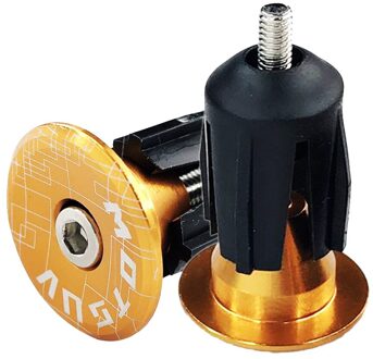 End Stekkers Stuur Plug Aluminium Fiets Bar Outdoor Cycle Fietsen Entertainment Voor Mtb Road Vouwfiets Onderdelen geel