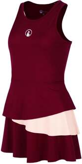 Endlessly Flounce Jurk Dames-Wijnrood,Roze - XS,S,M,L,XL,XXL