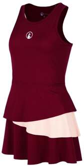 Endlessly Flounce Jurk Dames-Wijnrood,Roze - XS