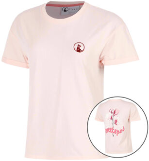 Endlessly Flower T-shirt Dames-Roze,Veelkleurig - XS,S,M,L,XL