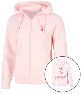 Endlessly Flower Zip Sportjas Dames-Roze,Veelkleurig
