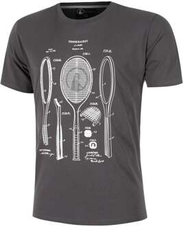 Endlessly Rackitecture T-shirt Heren-Antraciet,Wit - M