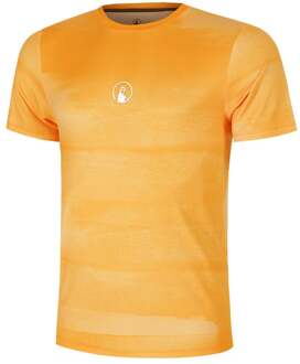 Endlessly Receiver Wipe T-shirt Jongens-Oranje,Wit - 164