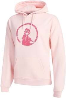 Endlessly Washed Out Oversize Sweater Met Capuchon Dames-Roze - XS,S,M,L,XL,XXL