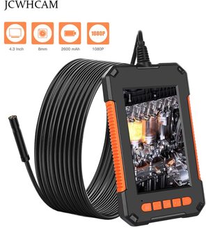 Endoscoop Camera Hd 1920*1080P 4.3 Inch Scherm Endoscoop Auto Buis Inspectie Borescope Waterdichte Led Licht Harde Kabel 5m / Hard kabel